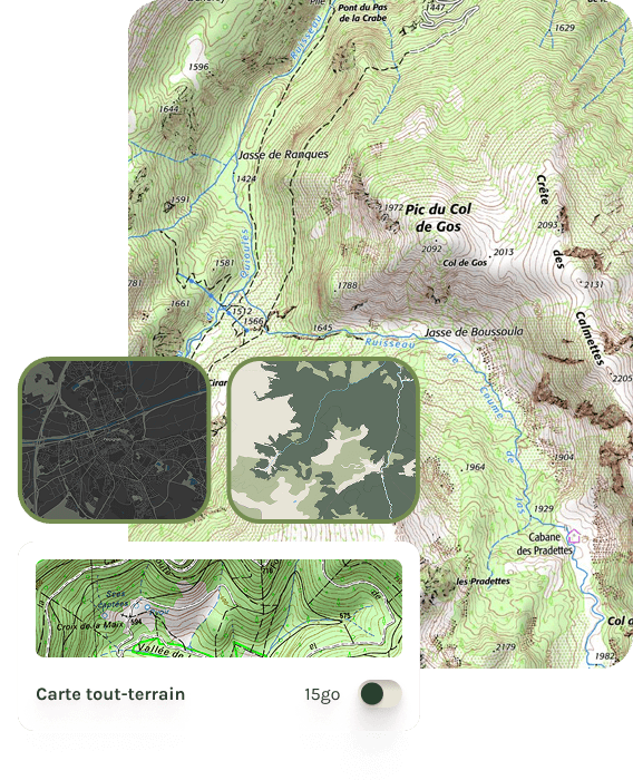 Navigation hors-ligne et SCAN IGN